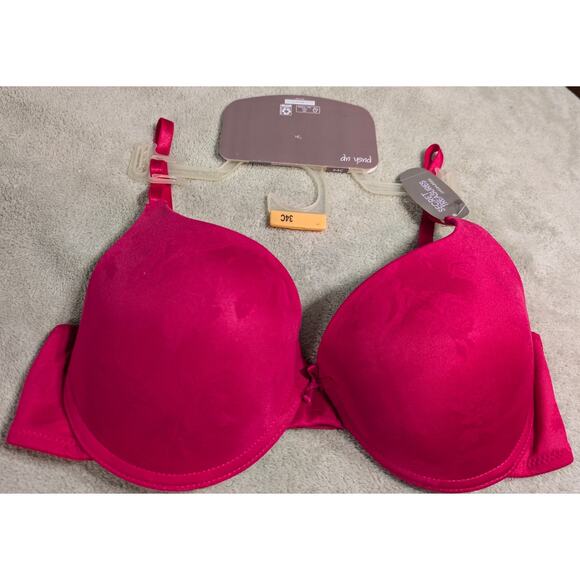Secret Treasures Push Up 34 C 34C Bra Pink Underwire New Tags Floral Padded - Picture 1 of 4